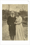 Russian author Leo Tolstoy and his wife, Sophia, Russia, 23 September 1910. by Sophia Tolstaya
