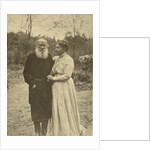 Russian author Leo Tolstoy and his wife, Sophia, Russia, 23 September 1910. by Sophia Tolstaya