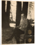 Russian author Leo Tolstoy, Yasnaya Polyana, near Tula, Russia, 1908 by Sergey Produkin-Gorsky