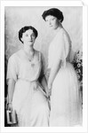 Grand Duchesses Olga and Tatiana of Russia, 1910s by K von Hahn