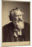 Johannes Brahms, German composer and pianist, 1889 by C Brasch