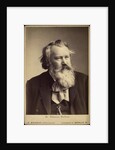 Johannes Brahms, German composer and pianist, 1889 by C Brasch
