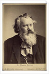 Johannes Brahms, German composer and pianist, 1889 by C Brasch