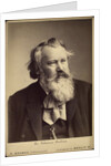 Johannes Brahms, German composer and pianist, 1889 by C Brasch