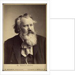 Johannes Brahms, German composer and pianist, 1889 by C Brasch