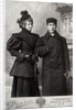 Zinaida Gippius, Russian poet, with art historian Akim Volynsky, c1890-c1894. by Andrei Deniere