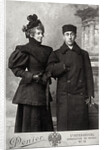 Zinaida Gippius, Russian poet, with art historian Akim Volynsky, c1890-c1894. by Andrei Deniere