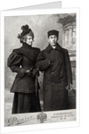 Zinaida Gippius, Russian poet, with art historian Akim Volynsky, c1890-c1894. by Andrei Deniere
