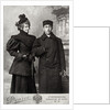 Zinaida Gippius, Russian poet, with art historian Akim Volynsky, c1890-c1894. by Andrei Deniere