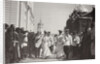 The Russian royal family visiting Sarov Monastery, Russia, 1903 by K von Hahn