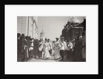 The Russian royal family visiting Sarov Monastery, Russia, 1903 by K von Hahn