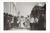 The Russian royal family visiting Sarov Monastery, Russia, 1903 by K von Hahn
