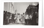 The Russian royal family visiting Sarov Monastery, Russia, 1903 by K von Hahn