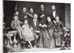 The family of Russian author and playwright Anton Chekhov, Taganrog, Russia, 1874 by S Isakovich