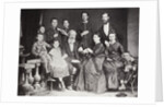 The family of Russian author and playwright Anton Chekhov, Taganrog, Russia, 1874 by S Isakovich