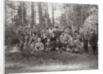 Tsar Alexander III with family and friends on a hunt in the Bialowieza Forest, Russia, 1894 by Unknown