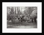 Tsar Alexander III with family and friends on a hunt in the Bialowieza Forest, Russia, 1894 by Unknown