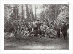 Tsar Alexander III with family and friends on a hunt in the Bialowieza Forest, Russia, 1894 by Unknown