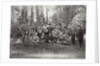 Tsar Alexander III with family and friends on a hunt in the Bialowieza Forest, Russia, 1894 by Unknown