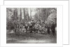 Tsar Alexander III with family and friends on a hunt in the Bialowieza Forest, Russia, 1894 by Unknown