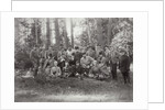 Tsar Alexander III with family and friends on a hunt in the Bialowieza Forest, Russia, 1894 by Unknown