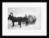 Horse-drawn sledge (kibitka), Siberia, Russia, 1890s by Unknown