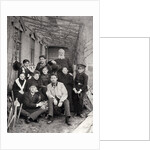 Russian author Anton Chekhov with family and friends, 1890 by Unknown