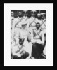 Tsar Nicholas II and Tsarina Alexandra Fyodorovna of Russia with a group of army officers, c1904 by Unknown