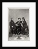 Violinist Johann Pickel with composers Eduard Nápravník and Anatoly Lyadov, 19th century by Unknown