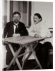 Anton Chekhov and Maxim Gorky, Russian authors, 1900. by Leonid Sredin