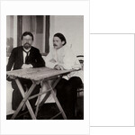 Anton Chekhov and Maxim Gorky, Russian authors, 1900. by Leonid Sredin