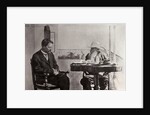 Leo Tolstoy and Anton Chekhov, Russian authors, 1902 by Sophia Tolstaya