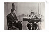 Leo Tolstoy and Anton Chekhov, Russian authors, 1902 by Sophia Tolstaya