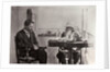 Leo Tolstoy and Anton Chekhov, Russian authors, 1902 by Sophia Tolstaya