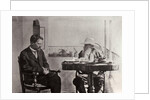 Leo Tolstoy and Anton Chekhov, Russian authors, 1902 by Sophia Tolstaya