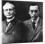 Russian conductor Alexander Siloti and composer Sergei Rachmaninov, early 20th century by Unknown