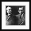 Russian conductor Alexander Siloti and composer Sergei Rachmaninov, early 20th century by Unknown