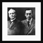 Russian conductor Alexander Siloti and composer Sergei Rachmaninov, early 20th century by Unknown