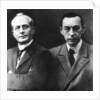 Russian conductor Alexander Siloti and composer Sergei Rachmaninov, early 20th century by Unknown