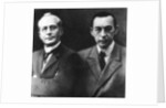 Russian conductor Alexander Siloti and composer Sergei Rachmaninov, early 20th century by Unknown