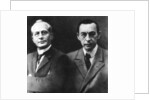 Russian conductor Alexander Siloti and composer Sergei Rachmaninov, early 20th century by Unknown