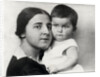 Nadezhda Alliluyeva, second wife of Josef Stalin, and their daughter Svetlana Alliluyeva, 1927 by Unknown