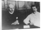 Soviet leader Josef Stalin with French writer Romain Rolland, Moscow, USSR, 28 June 1935 by Unknown