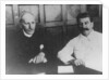 Soviet leader Josef Stalin with French writer Romain Rolland, Moscow, USSR, 28 June 1935 by Unknown