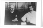 Soviet leader Josef Stalin with French writer Romain Rolland, Moscow, USSR, 28 June 1935 by Unknown