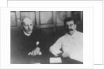 Soviet leader Josef Stalin with French writer Romain Rolland, Moscow, USSR, 28 June 1935 by Unknown