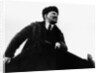 Vladimir Ilich Lenin, Russian Bolshevik revolutionary leader, speaking from a rostrum, 1917 by Unknown