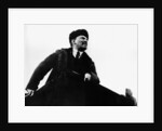 Vladimir Ilich Lenin, Russian Bolshevik revolutionary leader, speaking from a rostrum, 1917 by Unknown