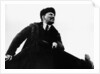 Vladimir Ilich Lenin, Russian Bolshevik revolutionary leader, speaking from a rostrum, 1917 by Unknown