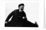 Vladimir Ilich Lenin, Russian Bolshevik revolutionary leader, speaking from a rostrum, 1917 by Unknown